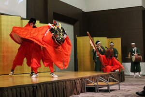 麒麟獅子舞の写真