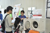 ガス衣類乾燥機の説明中の写真