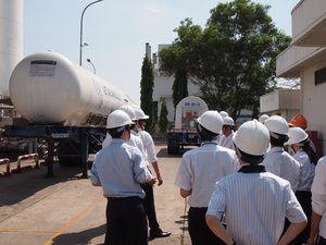 ガス会社見学の画像
