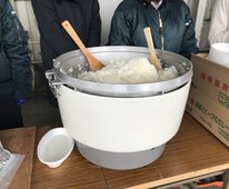 ガス炊飯器によるご飯